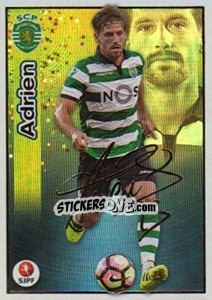 Sticker Adrien Silva (Sporting) - Futebol 2016-2017 n. 204 - Panini