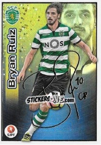 Figurina Bryan Ruiz (Sporting) - Futebol 2016-2017 - Panini