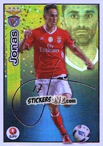 Figurina Jonas (Benfica) - Futebol 2016-2017 - Panini