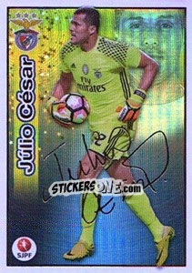Sticker Julio Cesar (Benfica) - Futebol 2016-2017 n. 212 - Panini