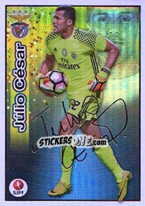 Sticker Julio Cesar (Benfica) - Futebol 2016-2017 - Panini