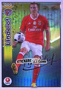 Sticker Victor Lindelof (Benfica) - Futebol 2016-2017 n. 213 - Panini