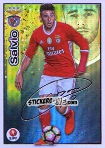 Cromo Salvio (Benfica) - Futebol 2016-2017 - Panini