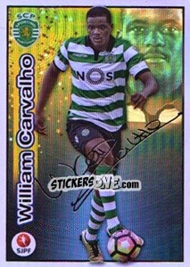 Sticker William Carvalho (Sporting) - Futebol 2016-2017 n. 219 - Panini