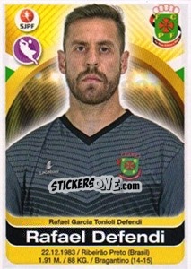 Sticker Rafael Defendi - Futebol 2016-2017 n. 221 - Panini