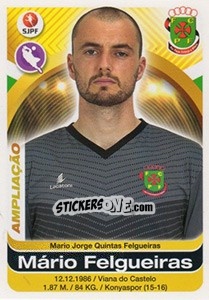 Sticker Mario Felgueiras - Futebol 2016-2017 - Panini
