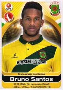 Figurina Bruno Santos - Futebol 2016-2017 - Panini