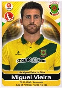 Sticker Miguel Vieira - Futebol 2016-2017 - Panini