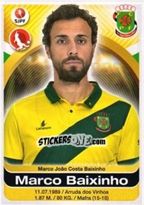 Cromo Marco Baixinho - Futebol 2016-2017 - Panini