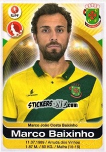 Sticker Marco Baixinho - Futebol 2016-2017 n. 225 - Panini