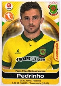 Cromo Pedrinho - Futebol 2016-2017 - Panini