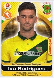 Cromo Ivo Rodrigues - Futebol 2016-2017 - Panini