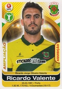 Sticker Ricardo Valente - Futebol 2016-2017 n. 233bis - Panini
