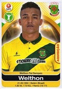 Sticker Welthon - Futebol 2016-2017 n. 234 - Panini