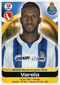 Cromo Silvestre Varela - Futebol 2016-2017 - Panini