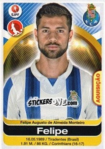 Sticker Felipe - Futebol 2016-2017 n. 241 - Panini
