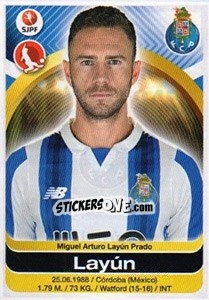Sticker Miguel Layun - Futebol 2016-2017 - Panini