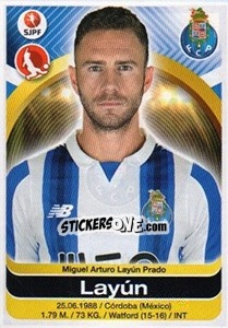 Sticker Miguel Layun - Futebol 2016-2017 n. 245 - Panini