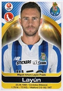 Figurina Miguel Layun - Futebol 2016-2017 - Panini