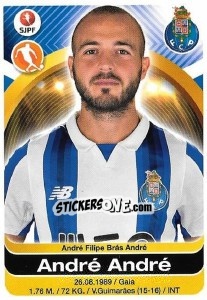 Figurina Andre Andre - Futebol 2016-2017 - Panini