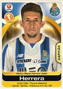 Sticker Hector Herrera - Futebol 2016-2017 n. 250 - Panini