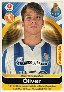 Sticker Oliver Torres - Futebol 2016-2017 n. 252 - Panini