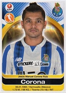 Sticker Jesús Corona - Futebol 2016-2017 - Panini