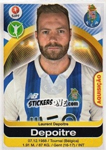 Sticker Laurent Depoitre - Futebol 2016-2017 n. 257 - Panini