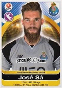 Figurina Jose Sa - Futebol 2016-2017 - Panini