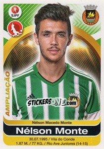 Sticker Nelson Monte - Futebol 2016-2017 n. 275bis - Panini