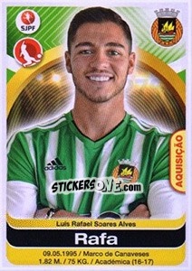 Sticker Rafa - Futebol 2016-2017 n. 276 - Panini