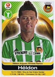 Sticker Heldon - Futebol 2016-2017 n. 284 - Panini