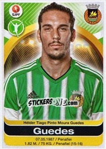 Sticker Guedes - Futebol 2016-2017 n. 285 - Panini