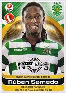 Sticker Ruben Semedo - Futebol 2016-2017 n. 292 - Panini