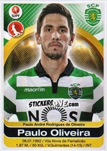 Sticker Paulo Oliveira - Futebol 2016-2017 n. 294 - Panini