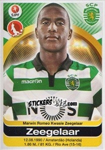 Sticker Marvin Zeegelaar - Futebol 2016-2017 n. 296 - Panini