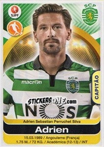 Sticker Adrien Silva - Futebol 2016-2017 - Panini
