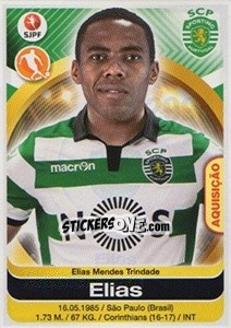 Figurina Elias - Futebol 2016-2017 - Panini