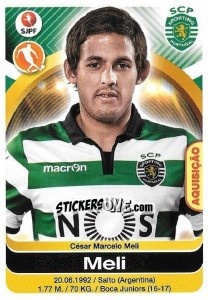 Sticker Meli - Futebol 2016-2017 - Panini