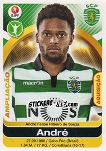 Sticker Andre - Futebol 2016-2017 n. 305bis - Panini