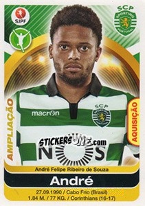 Sticker Andre - Futebol 2016-2017 - Panini