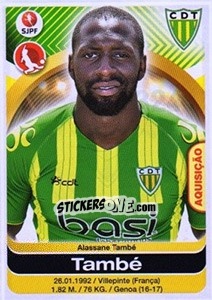 Sticker Tambe - Futebol 2016-2017 n. 324 - Panini