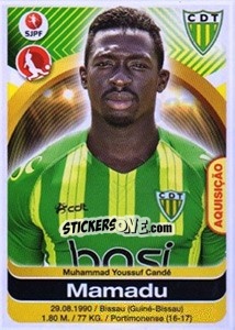 Sticker Mamadu - Futebol 2016-2017 n. 327 - Panini