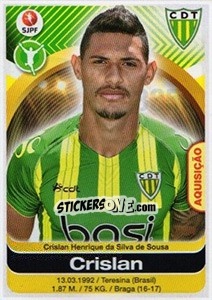 Sticker Crislan - Futebol 2016-2017 n. 335 - Panini
