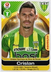 Sticker Crislan - Futebol 2016-2017 - Panini