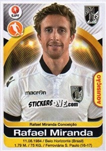 Sticker Rafael Miranda - Futebol 2016-2017 n. 344 - Panini