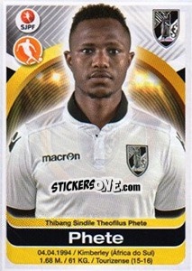 Cromo Phete - Futebol 2016-2017 n. 345 - Panini