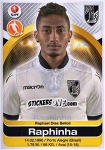 Sticker Raphinha - Futebol 2016-2017 n. 346 - Panini