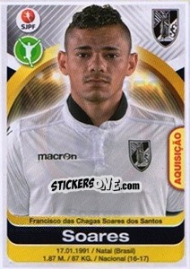 Sticker Soares - Futebol 2016-2017 n. 352 - Panini