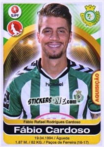 Figurina Fabio Cardoso - Futebol 2016-2017 - Panini